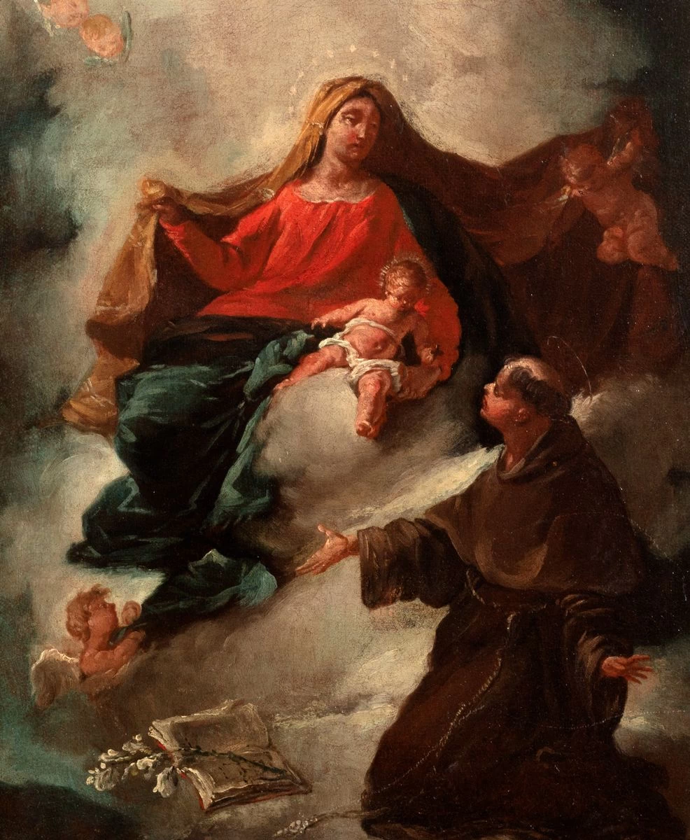 Gianantonio Guardi 63 Madonna con Bambino e Sant’Antonio attribuito