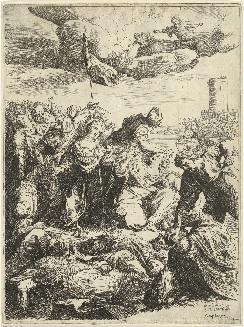 24 Willem van Haecht II Sant'Orsola assediata dagli Unni Rijks Museum, Amsterdam