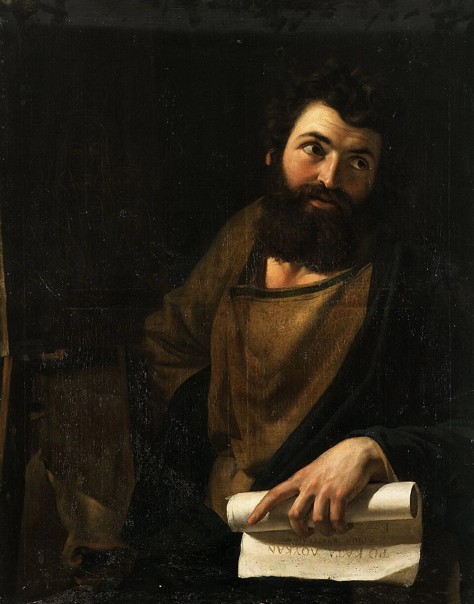 Pierre Van Hanselaere 24 San Luca Evangelista 1991 Museum of Fine Arts, Ghent