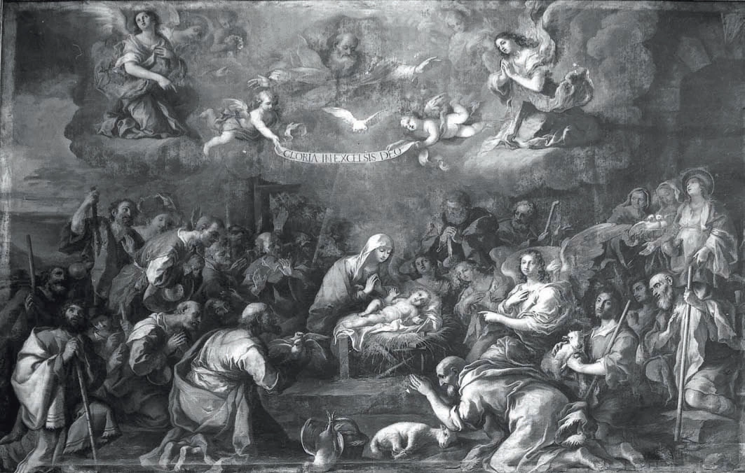 NAPOLI, CHIESA DI SANTA TERESA DEGLI SCALZI - ADORAZIONE DEI PASTORI
