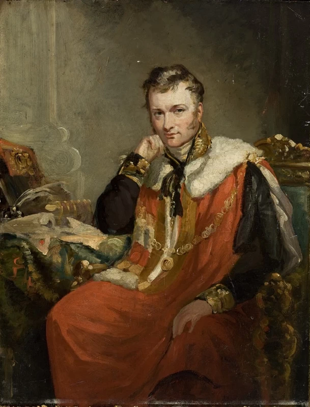 George Hayter 49 Ritratto di Lord Charles Stuart Museo d'Arte di San Paolo