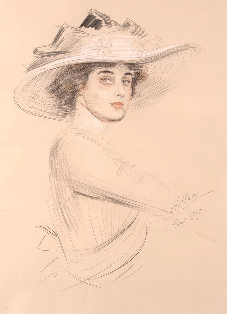 Paul César Helleu 112 Ritratto di una donna hermitage, San Pietroburgo