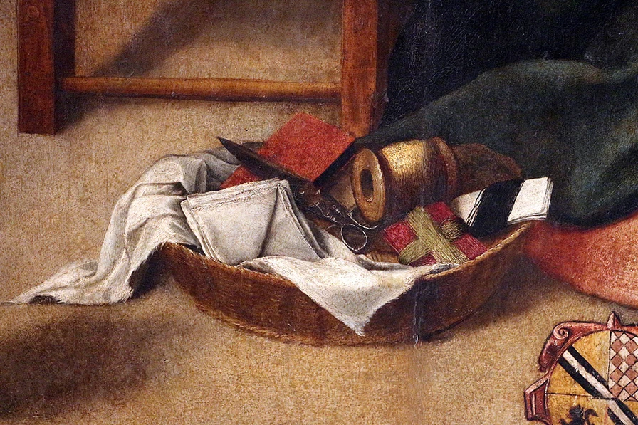 Annunciazione - dettaglio, (s.m. assunta di montorio nei frentani)