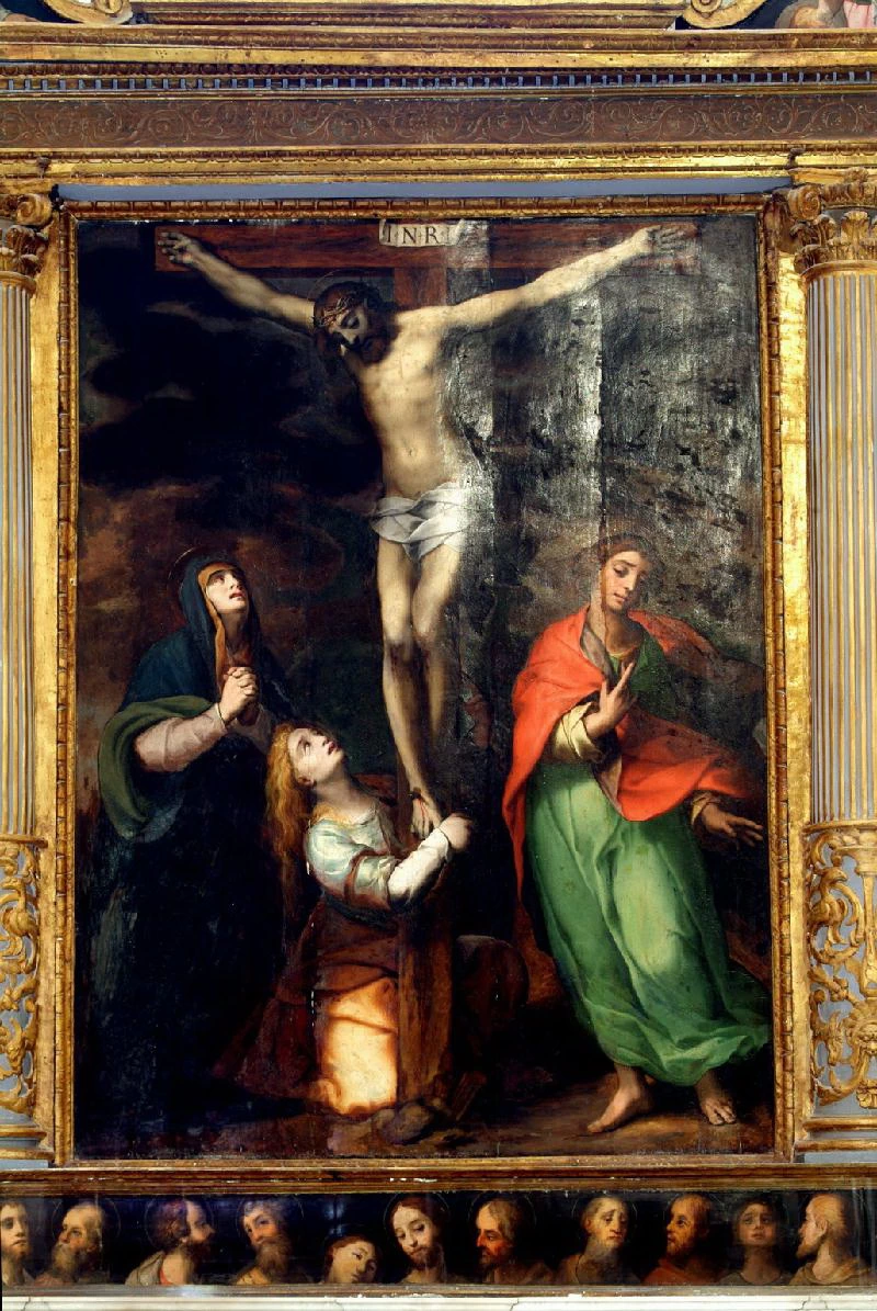 Teodoro di Enrico fine sec. XVI, Crocifissione di Gesù Cristo