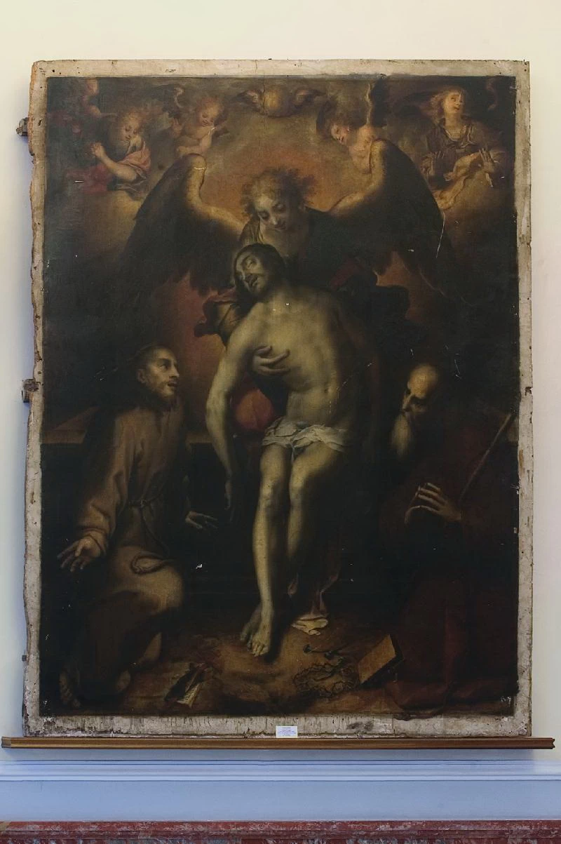 Teodoro di Enrico primo quarto sec. XVII, Gesù Cristo in pietà in olio su tavola