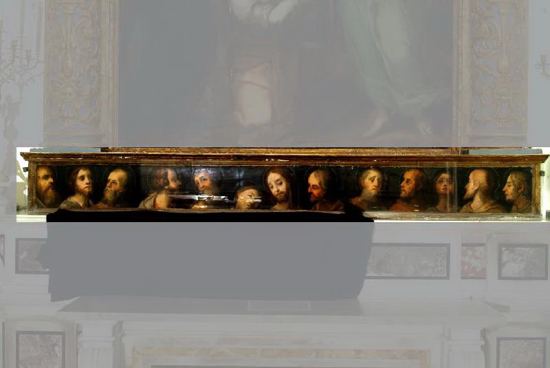 Teodoro di Enrico fine sec. XVI, Ultima cena in olio su tavola