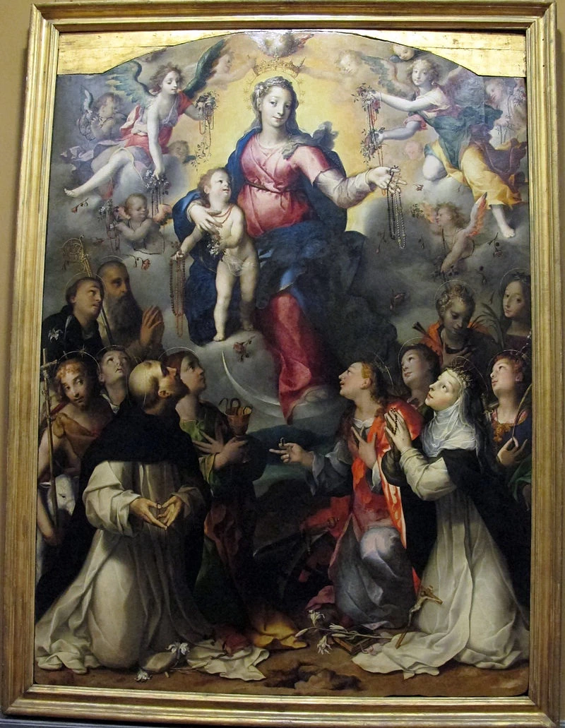 Madonna del Rosario (1578), Museo nazionale di Capodimonte, Napoli