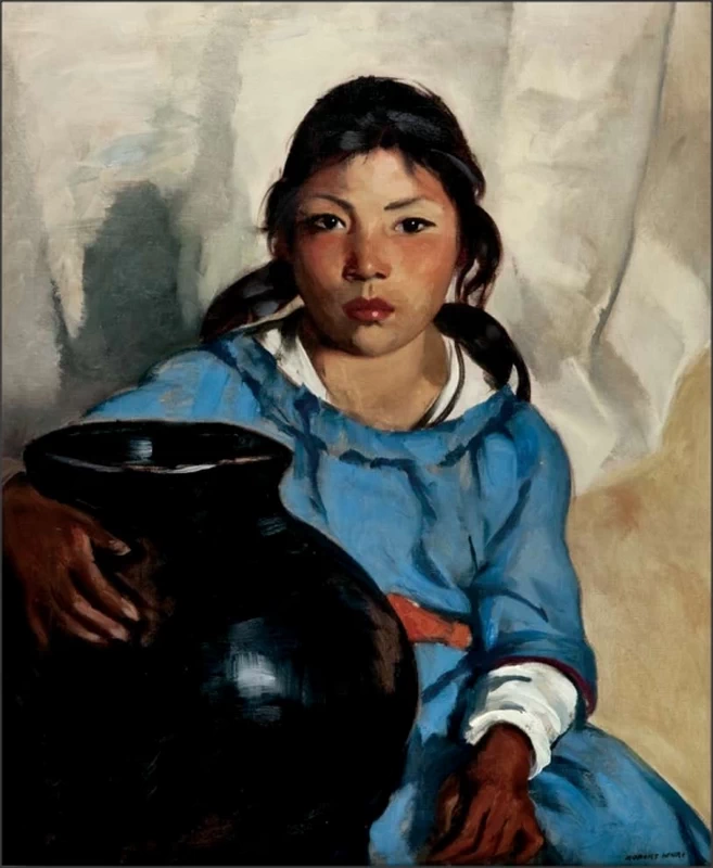 Robert Henri 31 Gregorita con la Santa Clara Ulrich Museum of Art