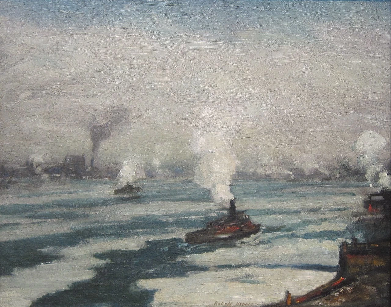 Robert Henri 50 Lastrone di ghiaccio Fine Arts Museums of San Francisco
