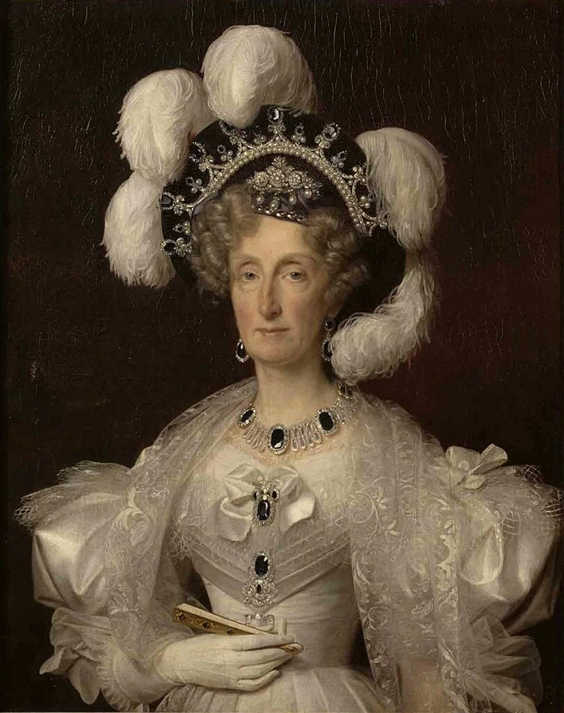 Louis Hersent 23 Ritratto della regina Maria Amelia Museo Condé, Chantilly