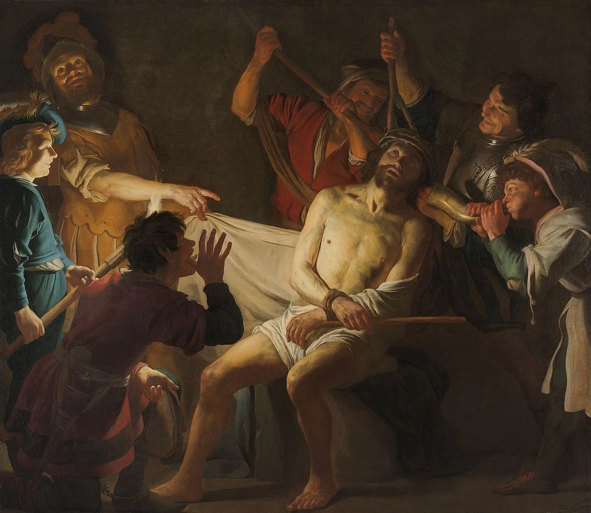 Gerard van Honthorst 125 L'incoronazione di Gesù con le spine Rijksmuseum Amsterdam