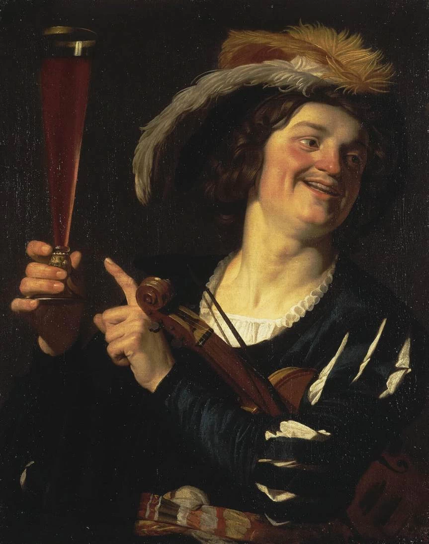 Gerard van Honthorst 135 Membro del convivio Hermitage, San Pietroburgo