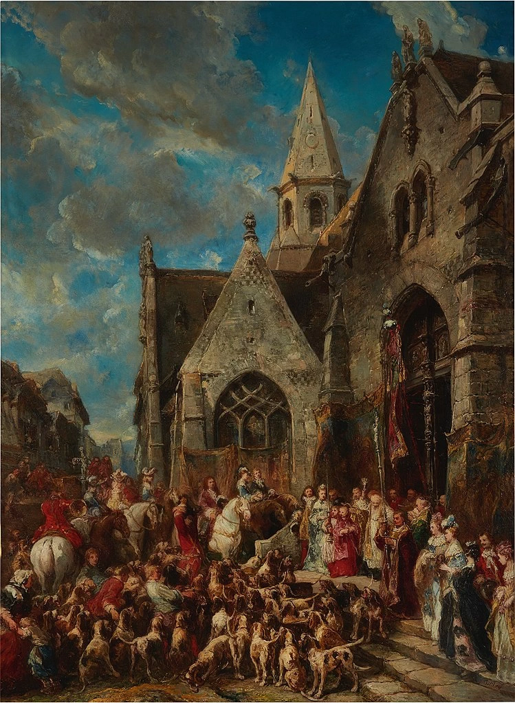 Eugène Isabey 28 Il giorno di Sant'Umberto