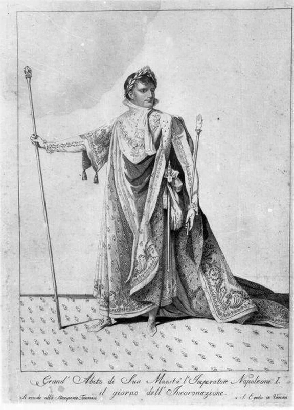 Jean Baptiste Isabey 85 Grand'Abito di Sua Maestà l'Imperatore Napoleone I Villa di san Martino