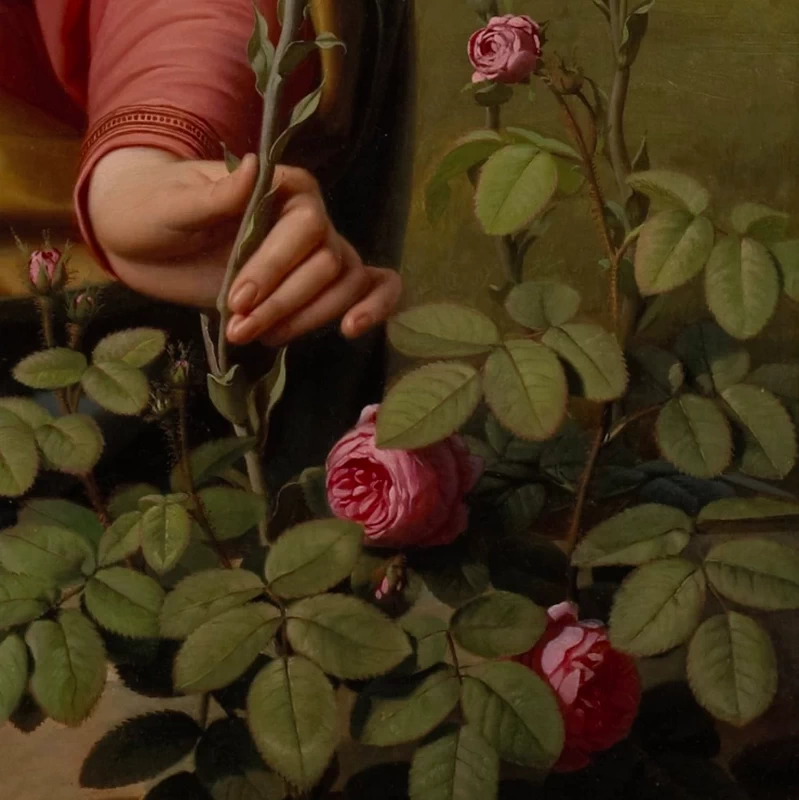 Franz Ittenbach 19 Madonna col Bambino Minneapolis Institute of Arts dettaglio