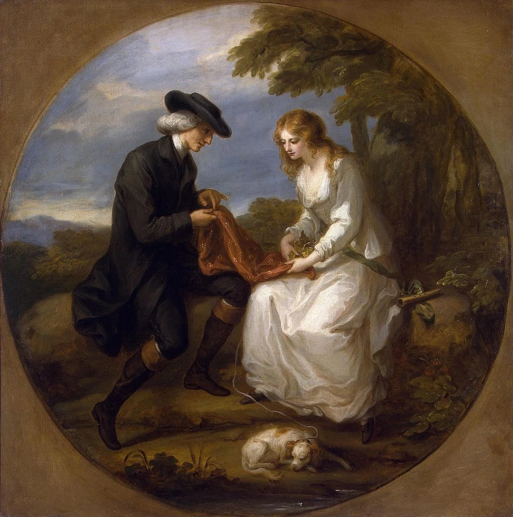 Angelika Kauffmann 111 Maria pazza Hermitage Museum, San Pietroburgo