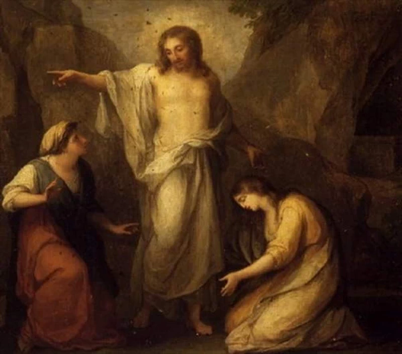 Angelika Kauffmann 42 Cristo che appare a Marta e Maria Maddalena
