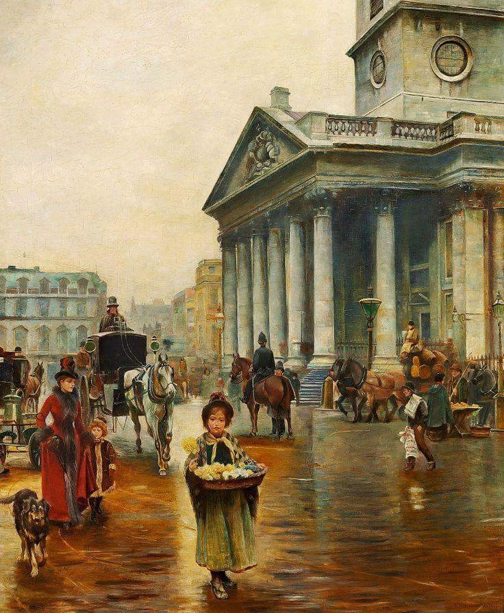 Thomas Benjamin Kennington 36 La piccola fioraia, San Martin