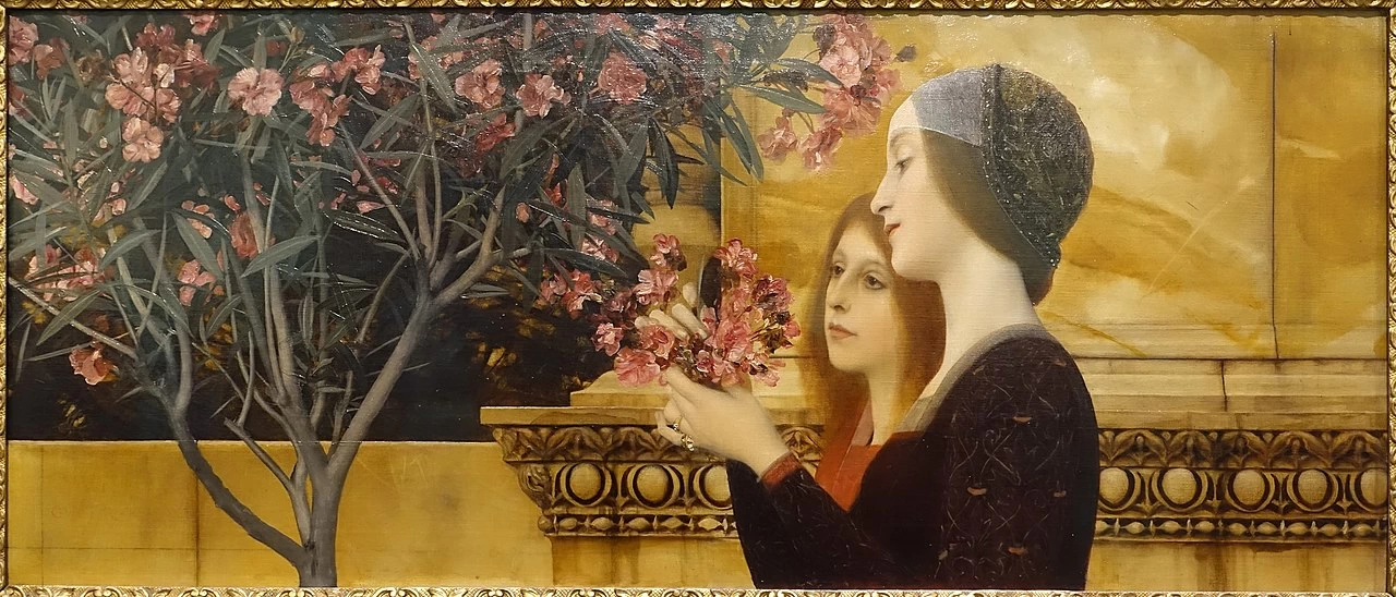Gustav Klimt 30 Due ragazze con un cespuglio di oleandri California Palace of the Legion of Honor San Francisco
