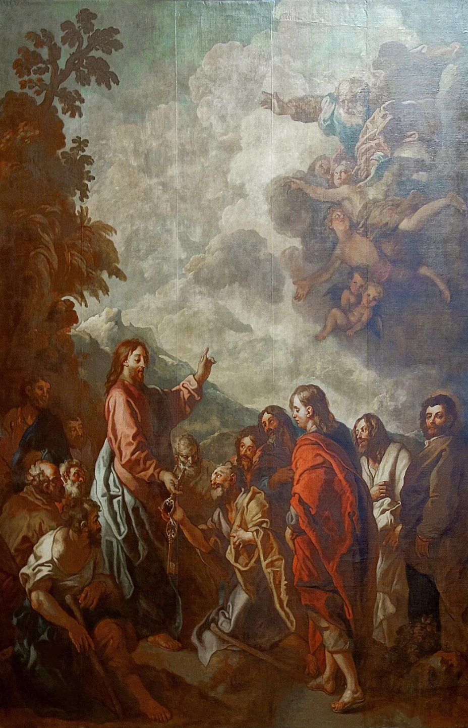 Gesù consegna le chiavi a San Pietro Museo delle Belle Arti di Lille