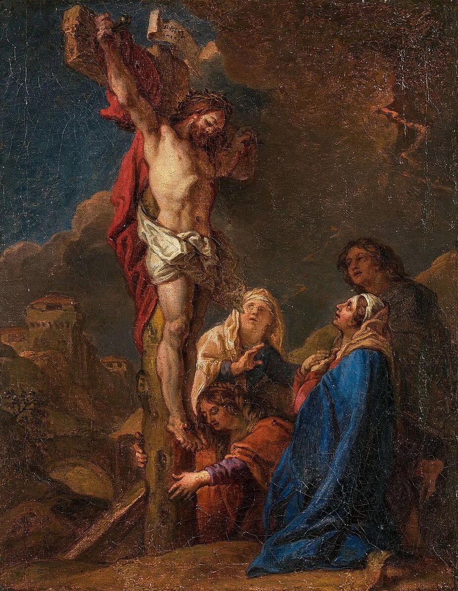 Le sante donne e San Giovanni ai piedi della croce