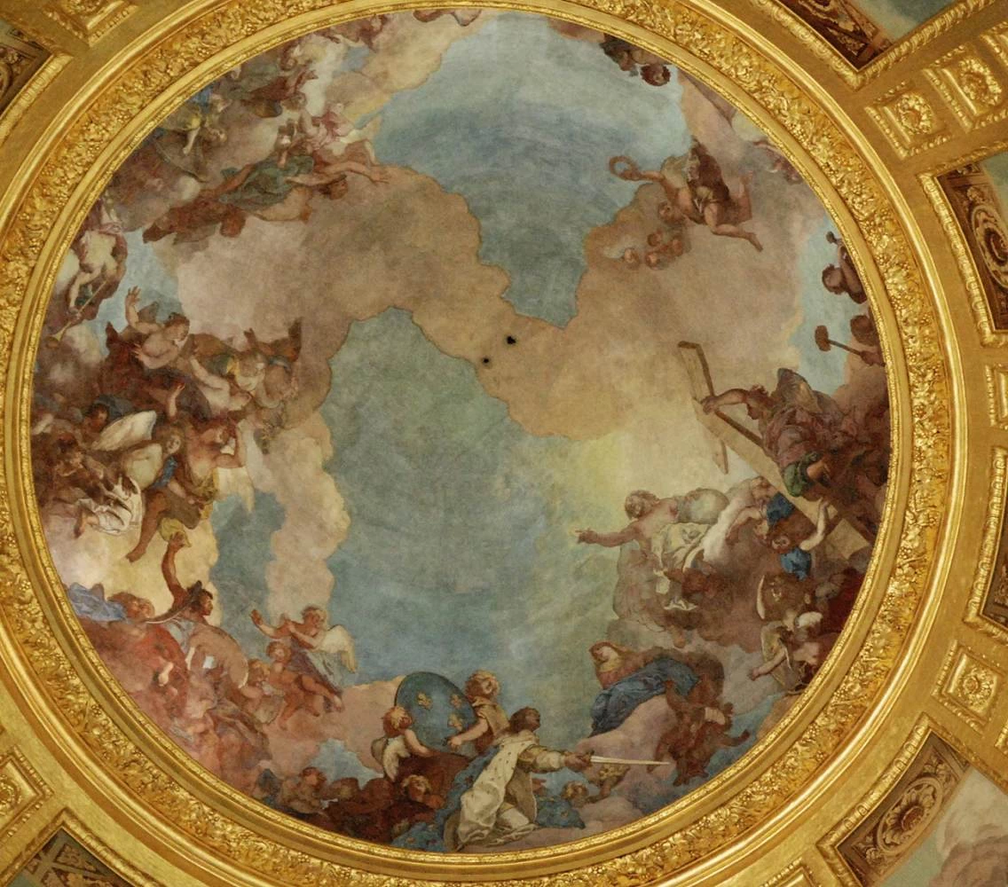 San Luigi che dona la spada a Cristo Les Invalides, Parigi 1
