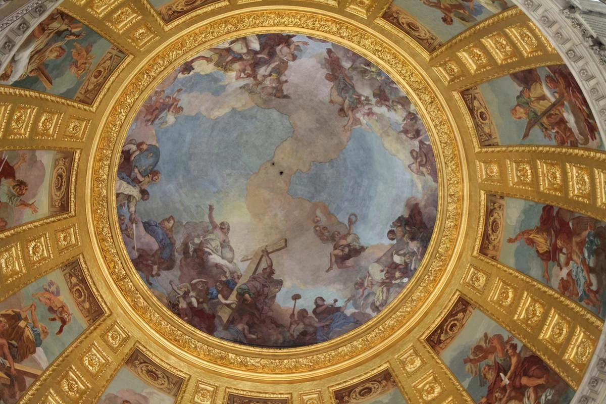 San Luigi che dona la spada a Cristo Les Invalides, Parigi