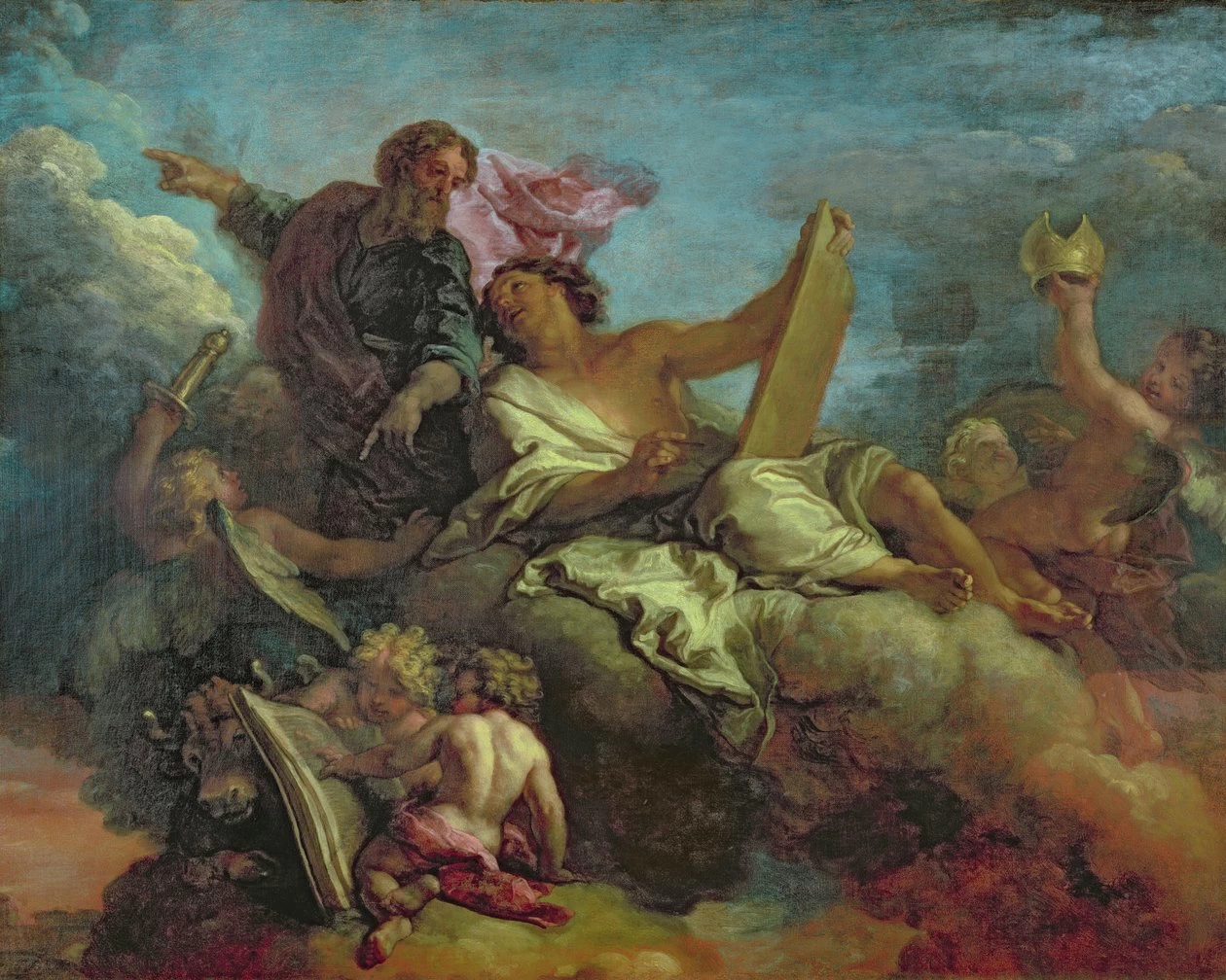 San Paolo ordina a San Luca di accompagnarlo a Roma Bowes Museum