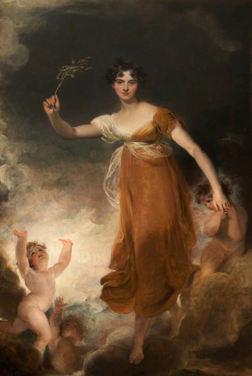 Thomas Lawrence 56 Ritratto di Georgiana Maria Leicester, Lady de Tabley