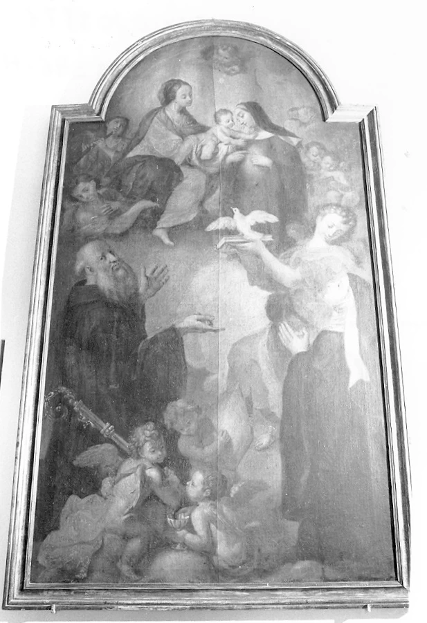 Giovanni Andrea Lazzarini 16 Madonna con Bambino, San Benedetto, Santa Scolastica e Santa Gertrude Senigallia, Ancona
