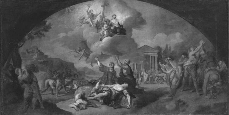 Giovanni Andrea Lazzarini 23 martirio di San Florenzo, San Sisinio e San Diocleziano Musei Civici, Pesaro