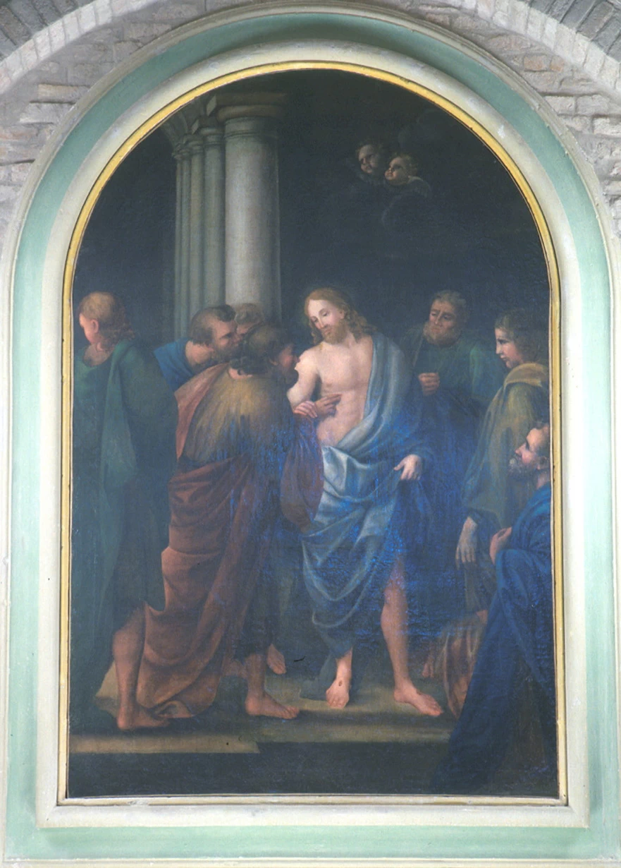 Giovanni Andrea Lazzarini 8 incredulità di San Tommaso Montelabbate