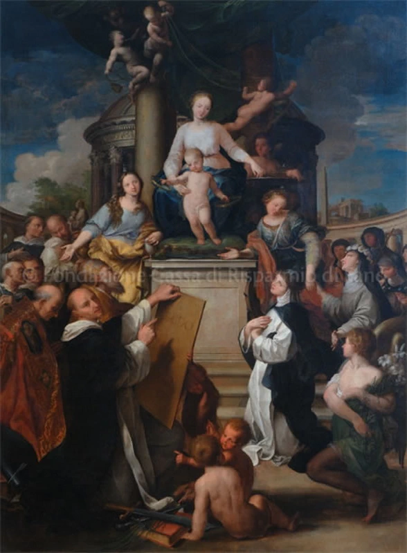 Giovanni Andrea Lazzarini 9 La Vergine col Bambino e santi Pinacoteca San Domenico, Urbino, Fano