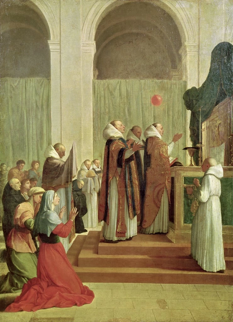 68 La messa di San Martino di Tours, 1654 Louvre, Parigi