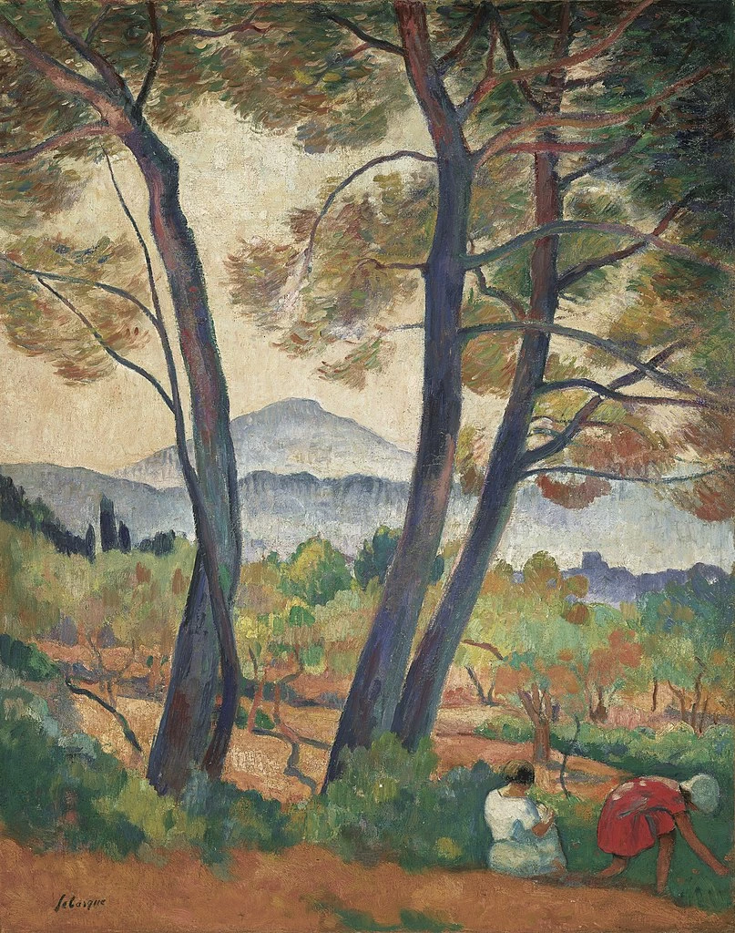 Joseph Henri Baptiste Lebasque 257 Sanary, vista di Cap Sicié