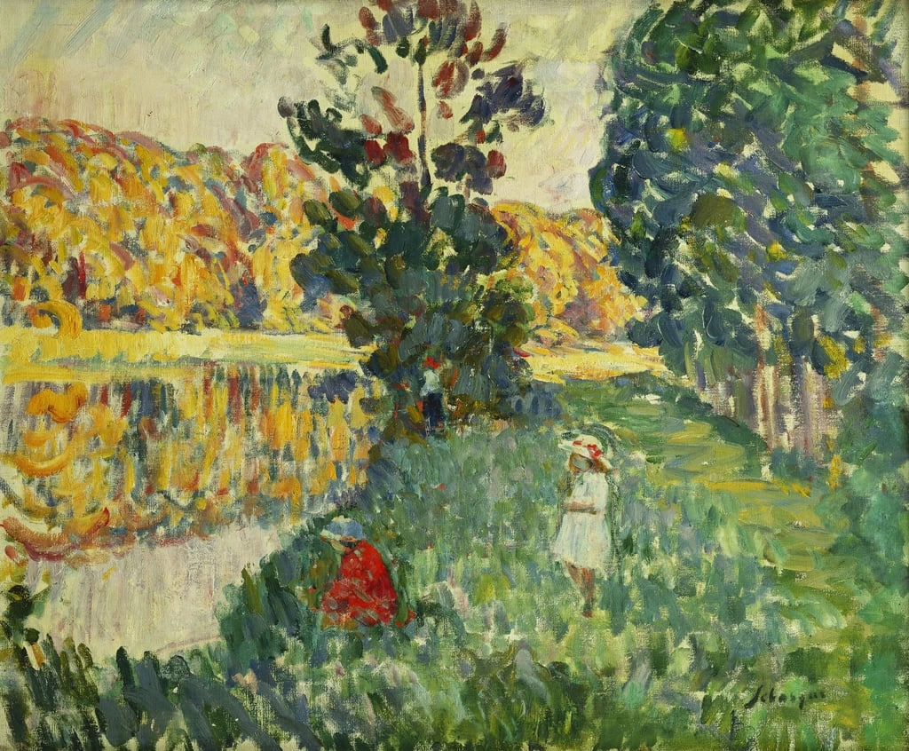 Joseph Henri Baptiste Lebasque 72 Gli stagni di San Pietro