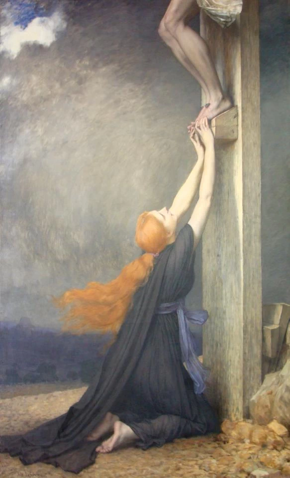 Jules Joseph Lefebvre 27 Il dolore di Maria Maddalena Museo Nacional de Bellas Artes, Santiago