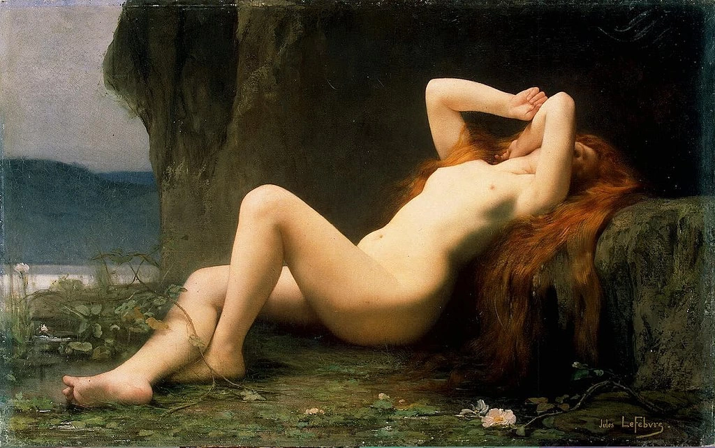 Jules Joseph Lefebvre 48 Maria Maddalena nella grotta Hermitage, San Pietroburgo