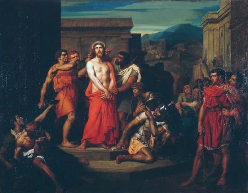 Jules Eugène Lenepveu 19 Gesù nel pretorio, 1845 Musée des Beaux Arts de la ville de Paris