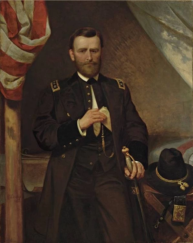 Emanuel Gottlieb Leutze 20 Il generale Ulysses S. Grant nella sua tenda