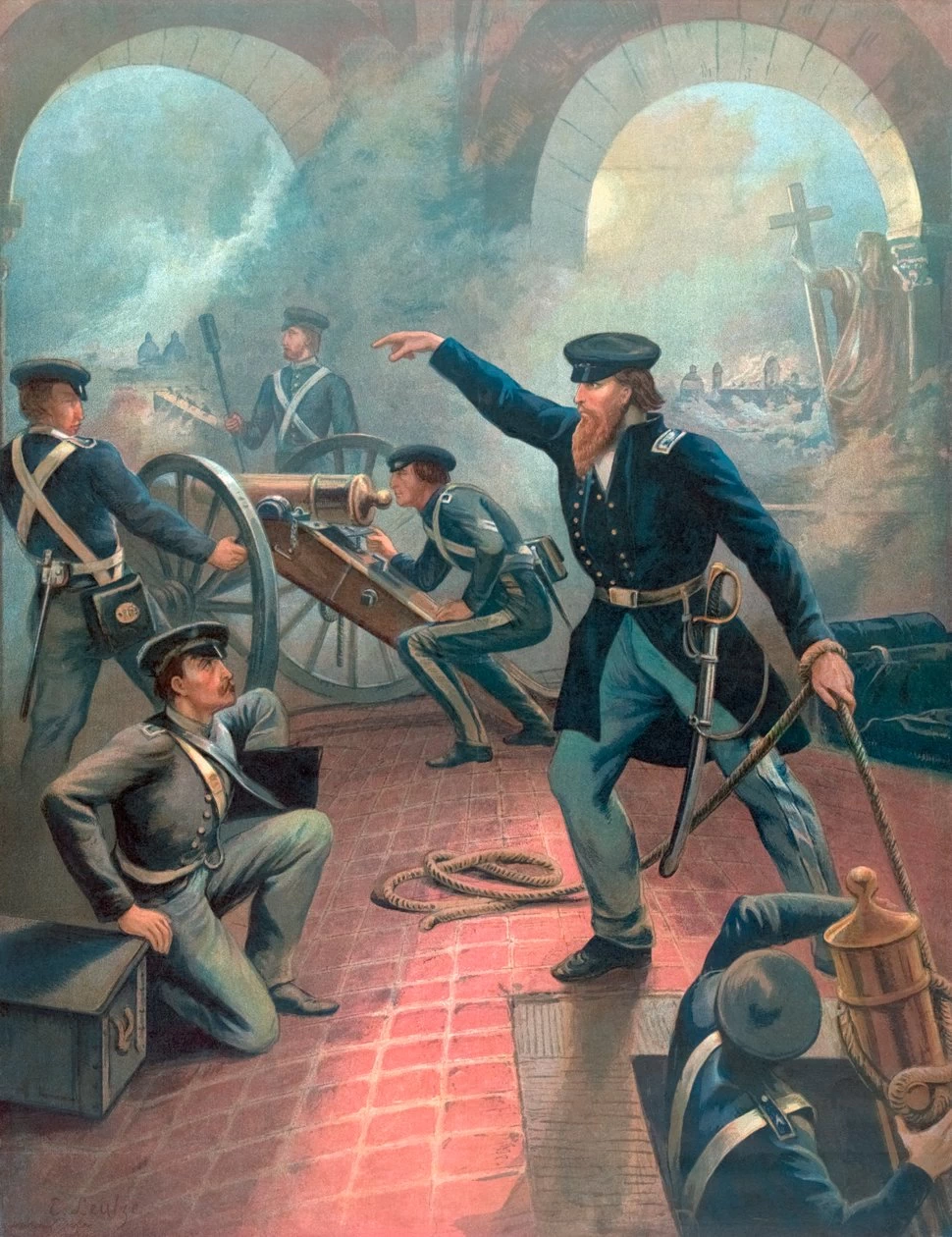 Emanuel Gottlieb Leutze 64 Ulysses S. Grant nella guerra messicano americana