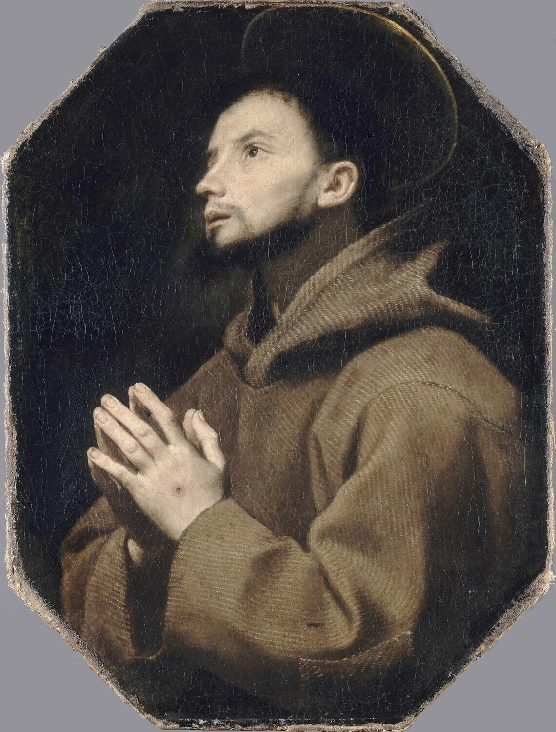 95 Lorenzo Lippi San Francesco in preghiera Louvre, Parigi