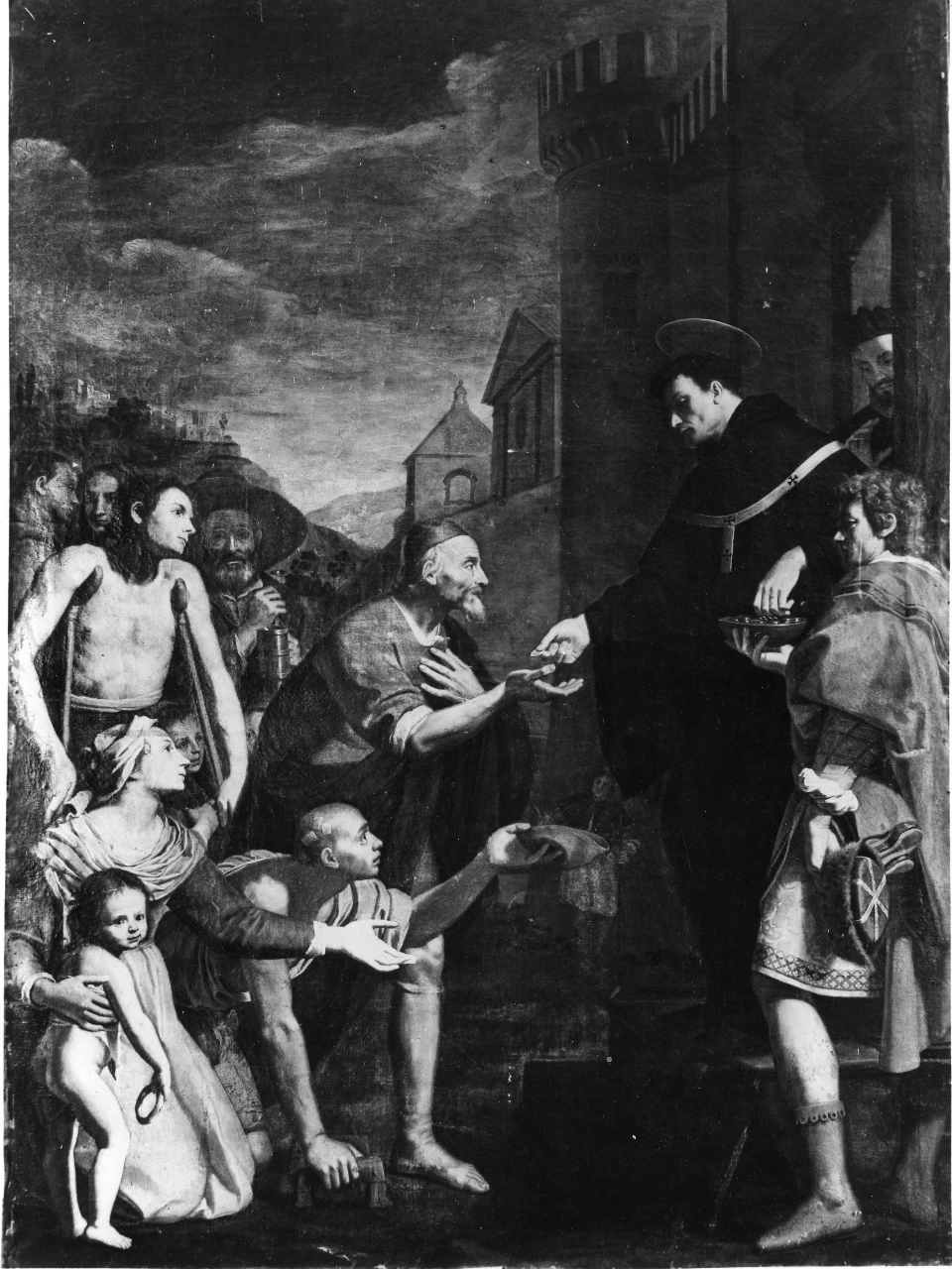 Lorenzo Lippi 173 carità di San Tommaso da Villanova Prato