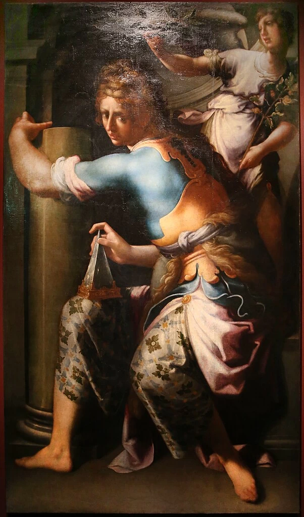 Aurelio Lomi 61 Le quattro virtù, la Fortezza, 1606 S. Michele in Borgo, Pisa