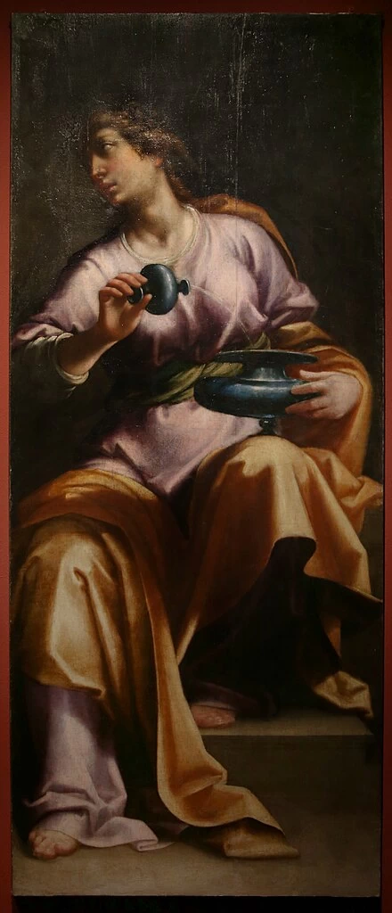 Aurelio Lomi 67 Le quattro virtù, la Temperanza, 1606 S. Michele in Borgo, Pisa