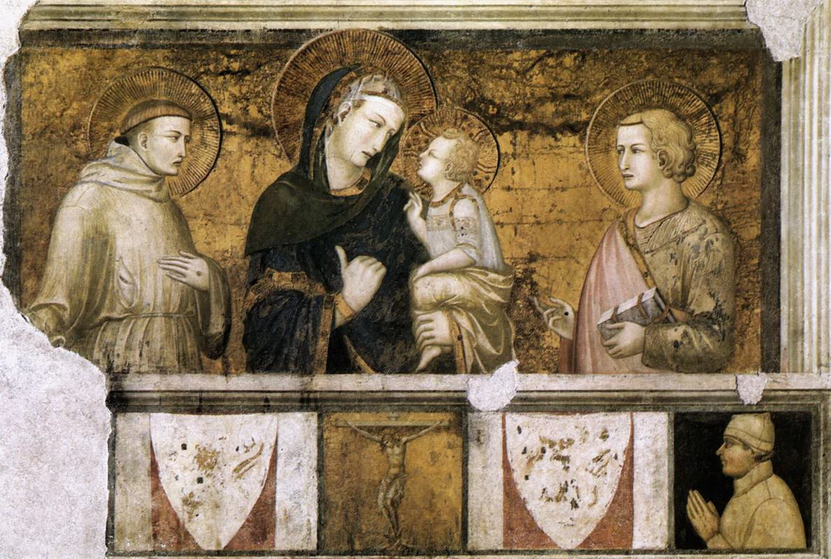 Madonna col Bambino e santi Francesco e Giovanni evangelista