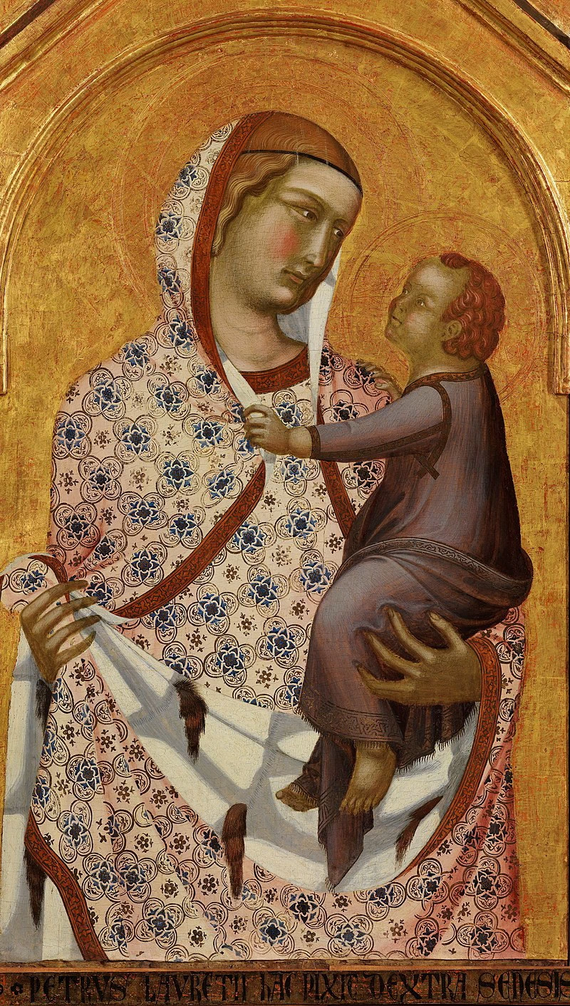 Madonna col Bambino - dettaglio dal polittico