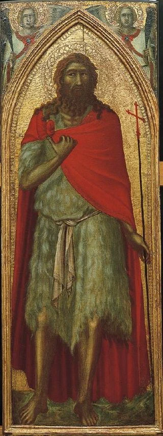 Pala del Carmine - Giovanni Battista, Norton Simon Museum collection, Southern California