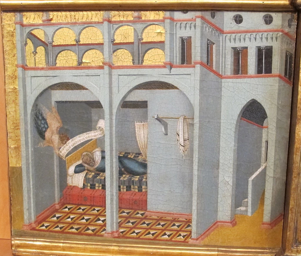 Pala del Carmine - l'annunciazione a Giuseppe, Museo Siena