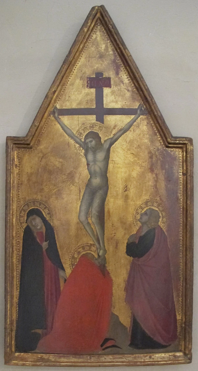 Crocifissione con i dolenti - Siena, Pinacoteca Nazionale